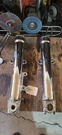 41MM Harley Fork Sliders. New Chrome. Showa G593-30-R And G593-30-L. Fixed Price $175.00.