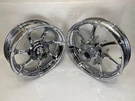 Harley-davidson 2013 Road King Cvo Wheels Agitator Chrome Nice! 19X3.5 18X5. Fixed Price $1230.25.