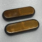 2023-2026 Oem Harley-davidson Touring Front Fork Amber Reflectors Authentic. Fixed Price $24.95.